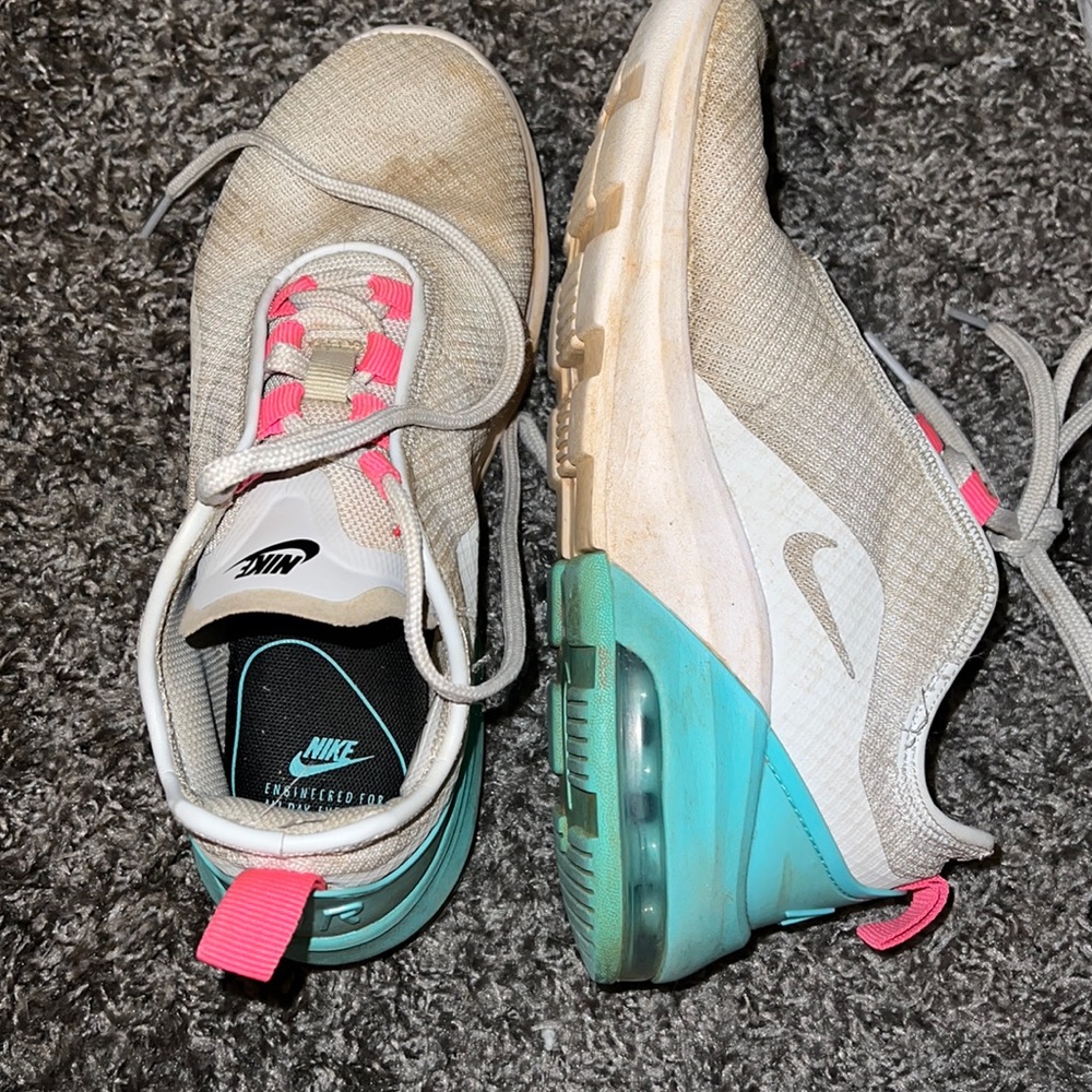 Nike air, Grey, Pink, Turquoise